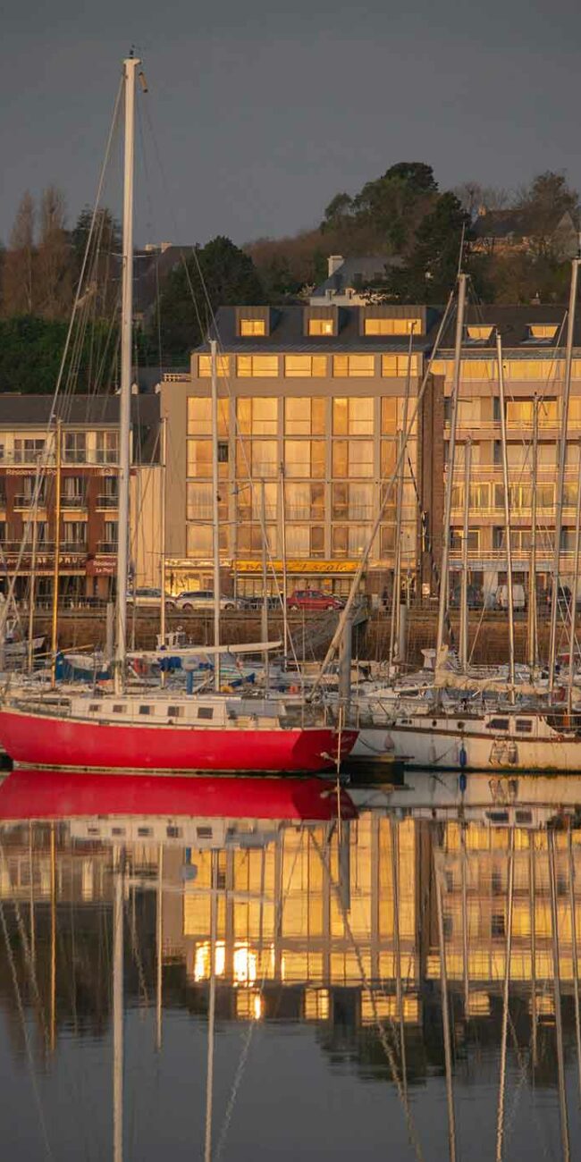 shooting photos pour le Nautica Hôtel à Perros Guirec en Bretagne