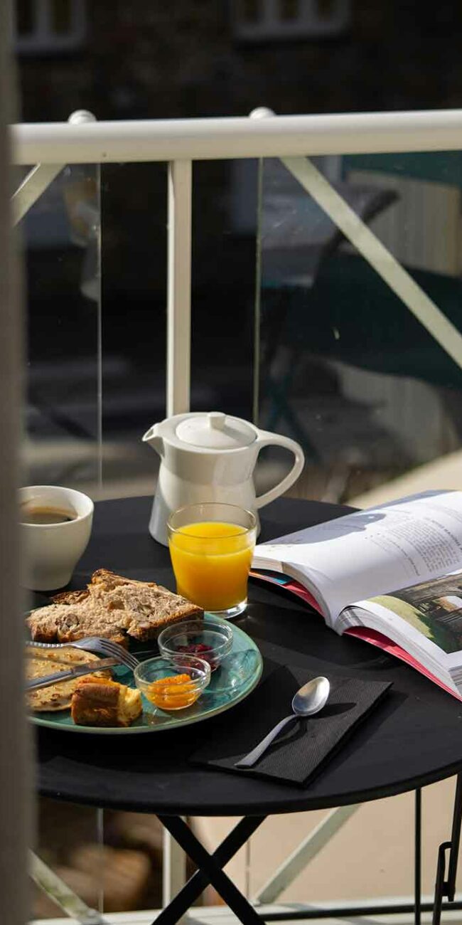 shooting photos pour l'hôtel les Agapanthes à Paimpol en Bretagne