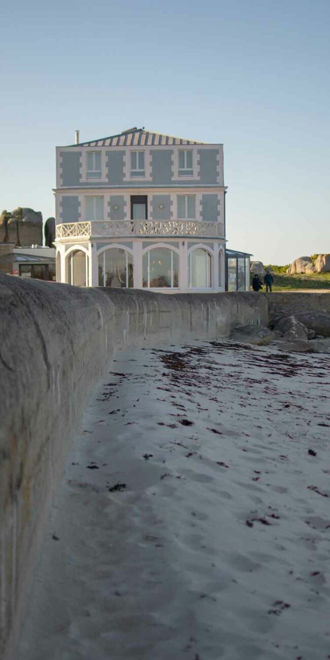 shooting photos pour l'hôtel de la mer à Brignogan en Bretagne